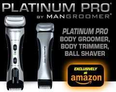 New MANGROOMER Platinum Pro Body Groomer and Trimmer and FREE SHIPPING